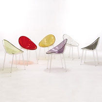 Italian Kartell Armchair Dining Chair Chair Casual Chair Multicolored K5840