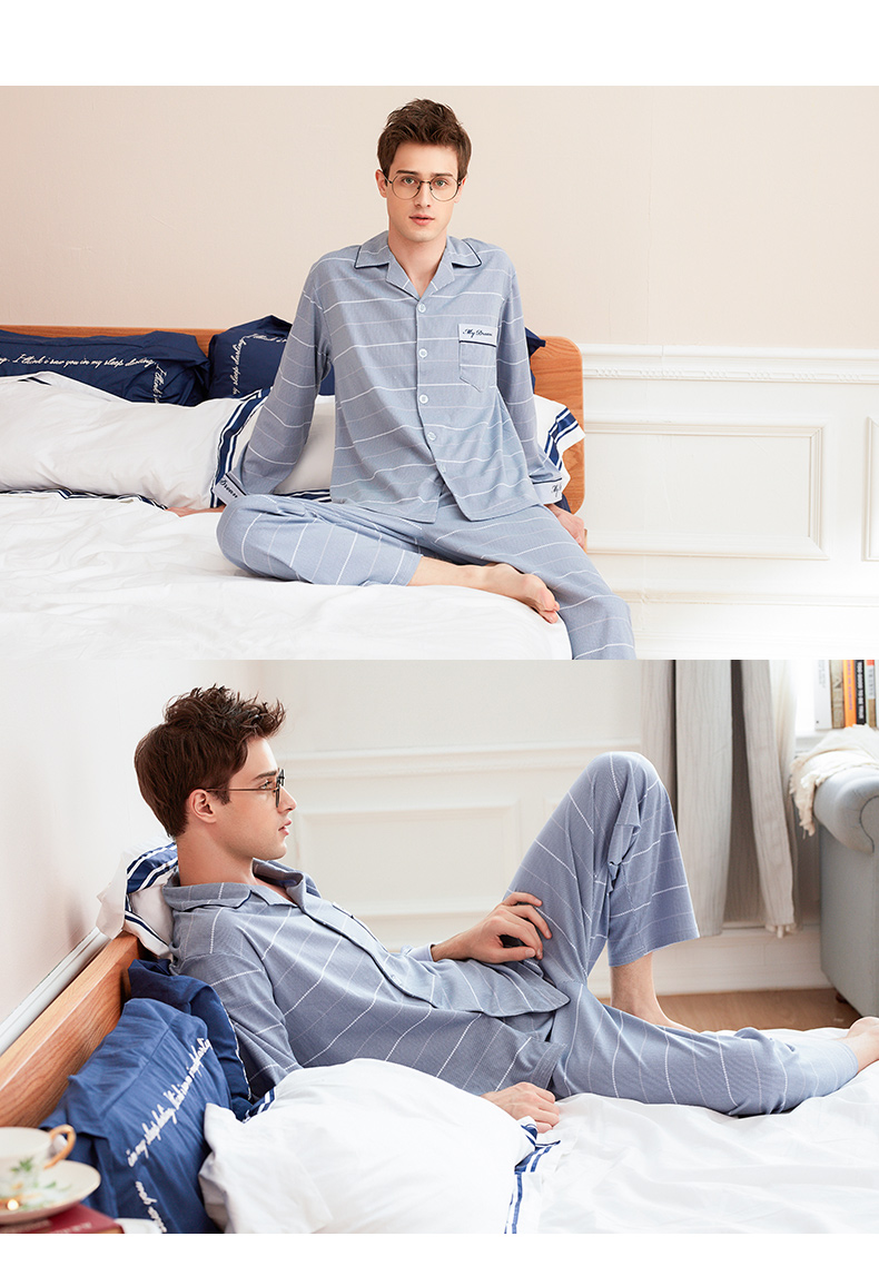 Pyjama pour homme SWEET REVE  BEAUX REVES en Coton à manches longues - Ref 2988319 Image 25