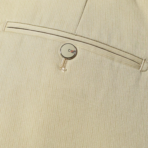 Светлые летние тонкие желтые штаны, облегающий крой