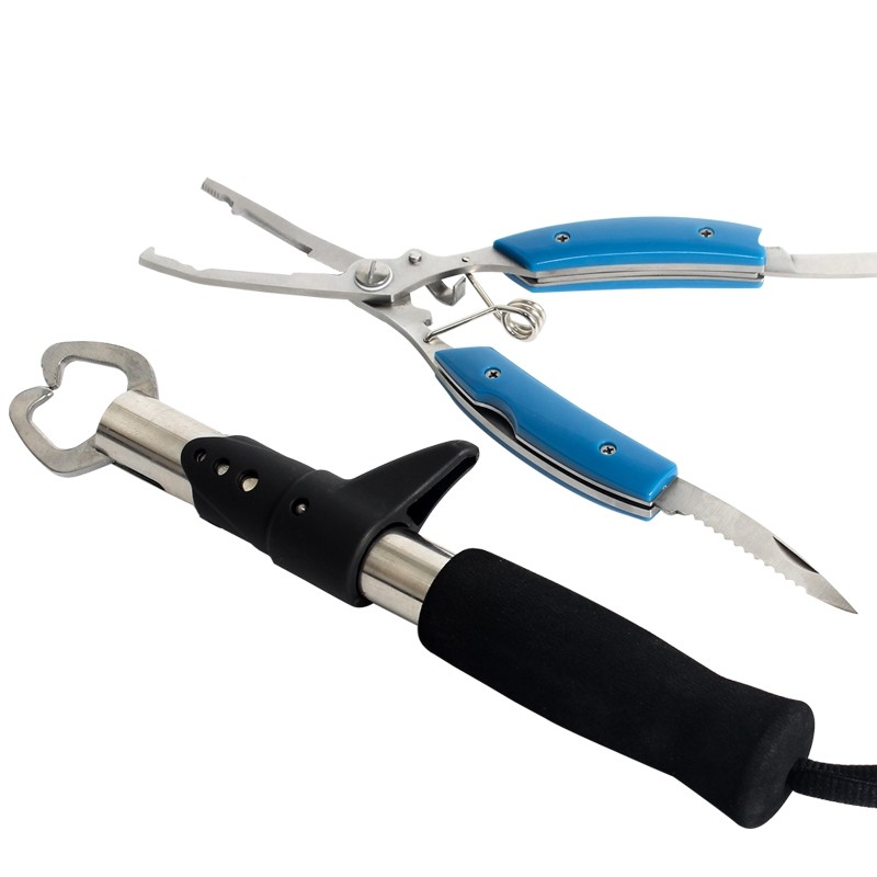 Stainless steel cropper road subpliers Grip Fisher take fish Fish Control Fillet with Ruler Pliers Clip Fish Lujah Supplies