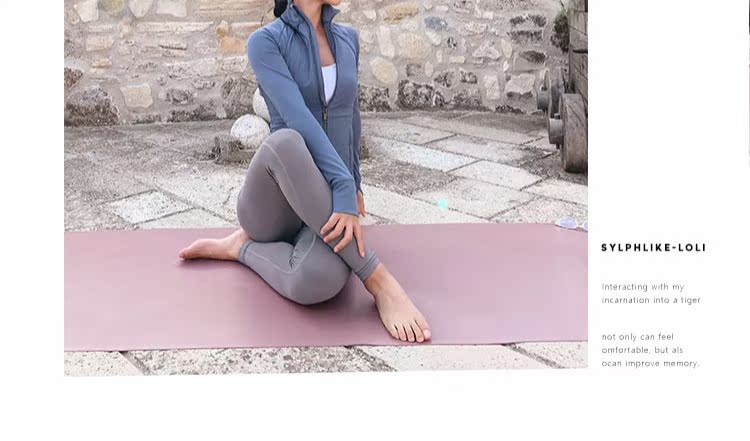 Runaway Lolly Bunch Fitness Áo khoác dài tay Nối áo cardigan ngoài trời Áo khoác thể thao Áo gió nữ Màu xanh xám - Áo khoác thể thao / áo khoác áo khoác thể thao nike