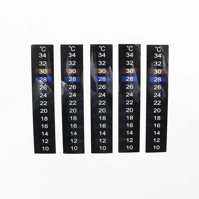 Fish tank water thermometer sticker thermometer high-precision aquarium induction thermometer range 10-34 degrees single piece