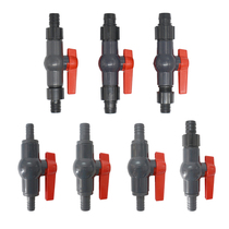  Fish tank filter barrel valve switch water pipe reducer connector docking fish tank water change hose connector drainage plastic
