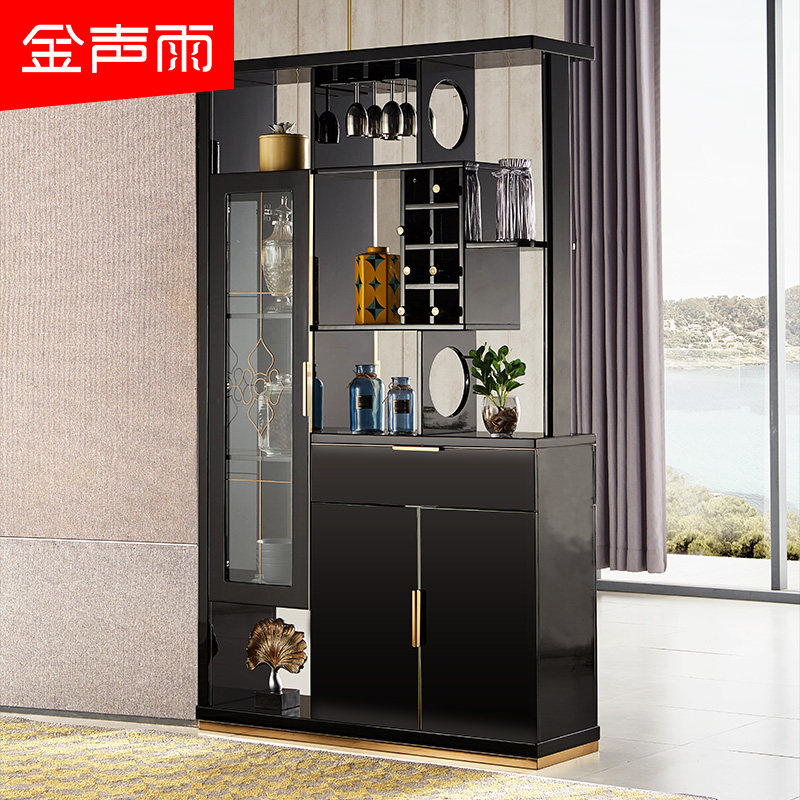 Golden Sound Italian Light Luxury Separation Cabinet Multifunctional Decoration Cabinet Modern Simple Double-sided Shoe Cabinet