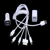 type-c bulls T-type mouth data line one drag 50 thousand able to quickly charge multifunction mp3 old age charger tofour heads