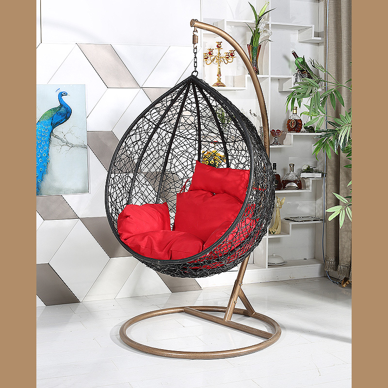 Bird's nest hanging basket Indoor hanging chair Double hanging bed Balcony swing Imitation rattan cradle chair Cradle rattan chair Lazy chair