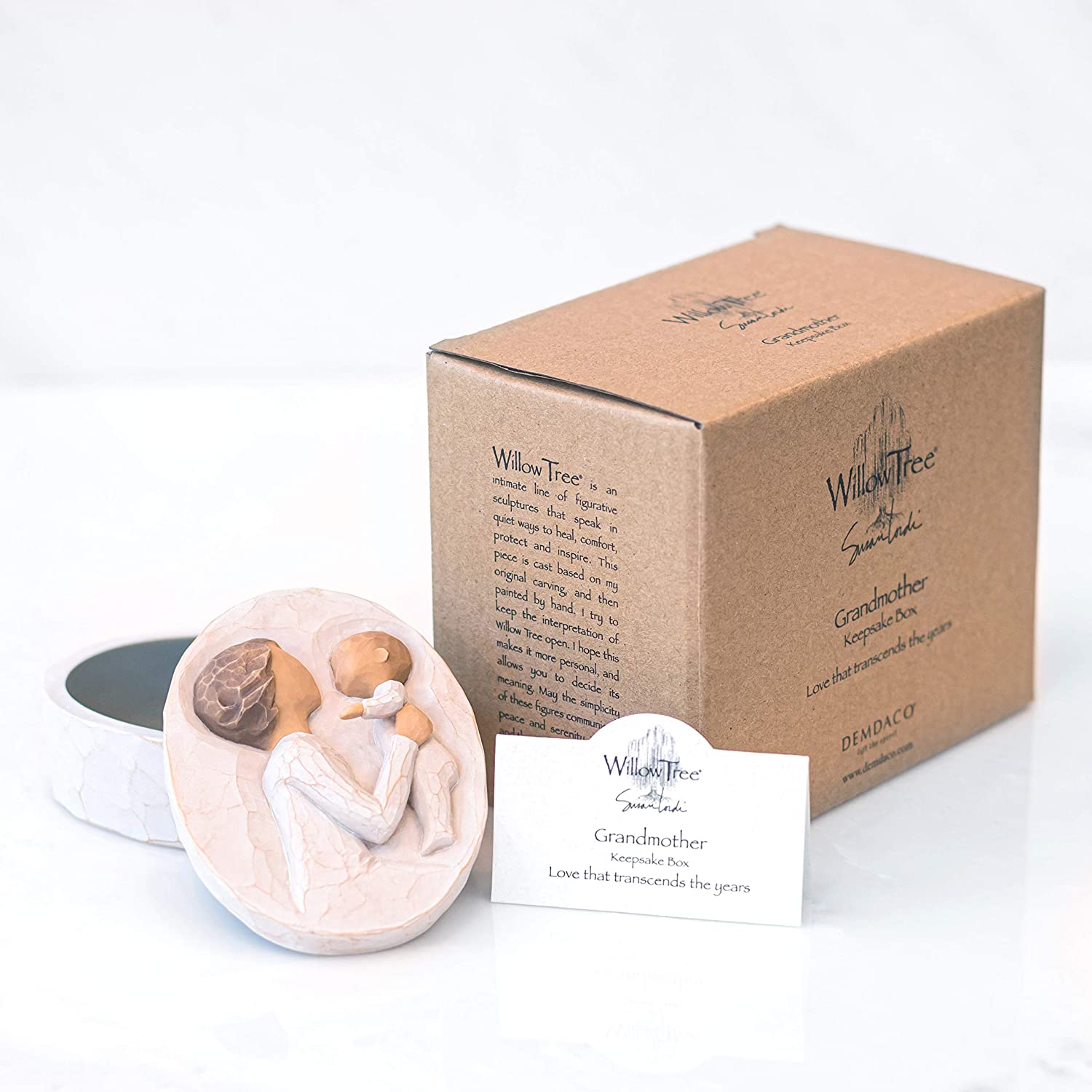 Spot US buy back Willow Tree home newlywed ornaments deciduous tooth preservation box fetal hair commemorative box