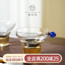 Qifengju hammer glass tea leak tea filter tea filter stainless steel filter Japanese kung fu tea set zero match