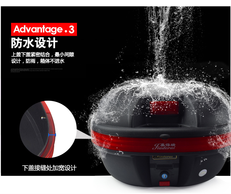 Xe máy thân cây phía sau thân cây thêm giải phóng mặt bằng lớn xe đạp Điện thân cây phổ scooter LED ánh sáng có thể tháo rời hộp để đồ xe máy