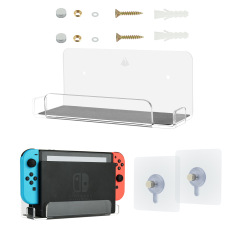 Поддержка хоста 适用任天堂switch游戏机墙面收纳支架 墙壁挂架 配件整理收纳架