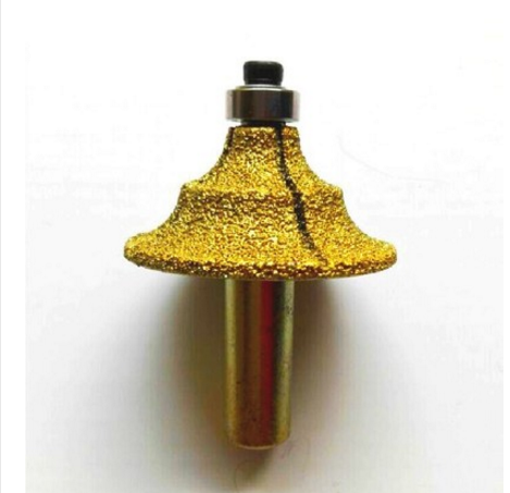 Hengli quartz stone tool head Euro type 2 type knife large gong machine engraving machine tool head 12 7 European style styling brazing knife