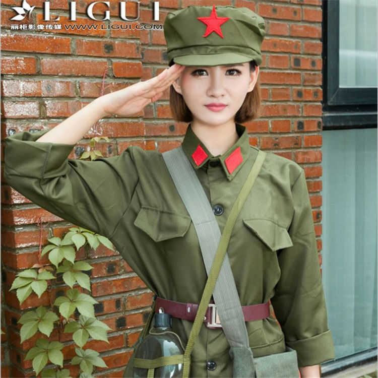 Fanghua Style Green Military Uniform Performance Outfit for Women, Retro Clothing for Youth Workers, Performance Costume, 65-Style Red Army Stage Outfit Fanghua Style Green Military Uniform Performance Outfit for Women, Retro Clothing for Youth Workers, Performance Costume, 65-Style Red Army Stage Outfit