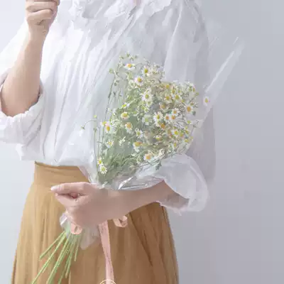 OPP film Glass large paper transparent gift packaging DIY bouquet material high permeability cellophane waterproof floral materials
