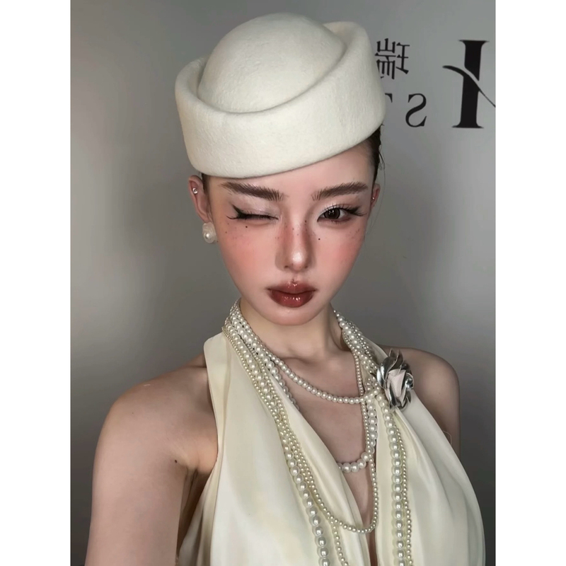 Tm｜Jennie's Same Style Little Wildcat Hat and Necklace Set