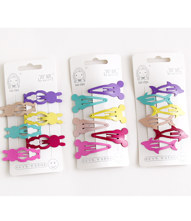 Kẹp tóc kẹp tóc cho trẻ em clip kẹp tóc mái kẹp bé tiara phụ kiện tóc dễ thương bb clip năm cánh sao kẹp tóc kẹp bé gái - Phụ kiện tóc dây buộc tóc cho bé gái