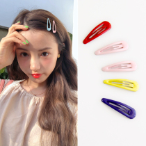 Japanese and Korean version of candy color small bbclip children bangs side clip Korean simple hair accessories clip accessories hairpin
