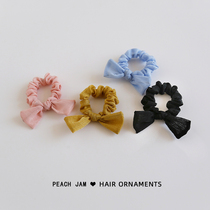 Korean wild bow head rope Female ponytail hair rope Net red ins tie scalp tendons Forest department girl out of the headdress