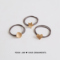 ins wind net red texture head rope Korean simple hair rope tie hair band holster temperament wild pony tail hair circle