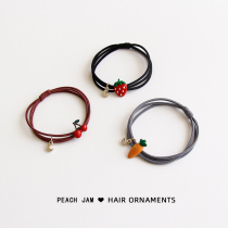 Japanese and Korean girls hipster high elastic tie hair rubber band Hairband Korean simple Joker hair rope bracelet head rope