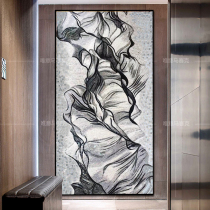 Minimalist modern glass mosaic Abstract background wall paste tiles Xuanguan Restaurant Puzzle Customize Parquet Cut