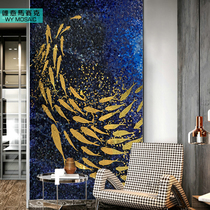 Glass Mosaic Background Wall Mural Light Extravagant Modern Genguan Living Room Restaurant Parquet Tile Jigsaw Puzzle Precision Cut