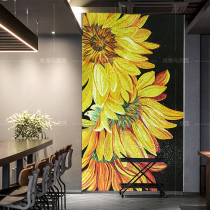 Mosaic Background Wall Brief Modern Living Room TV Xuan Guan Glass Decoration Cut Painting Puzzle Art Parquet Tiles