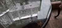 Двусторонний ледяной узор размером 200×100×50 мм.