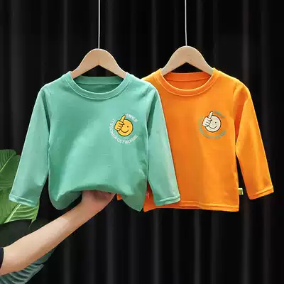 Children's clothing boys and girls autumn clothes long sleeve T-shirt 2020 new baby base shirt baby coat children's clothes tide T