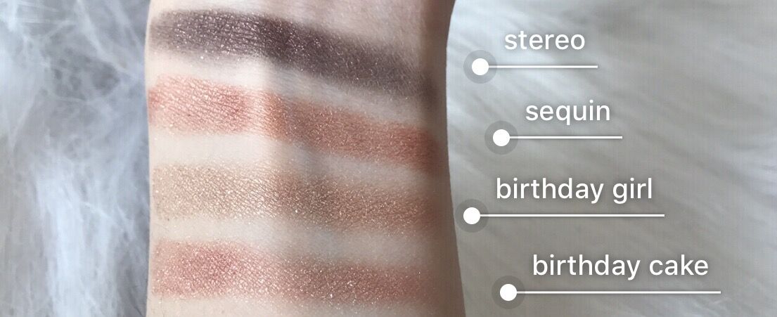 American Colourpop card bong bóng nghiền lắp ráp phấn mắt ba màu - Bóng mắt phấn mắt nhũ kim tuyến