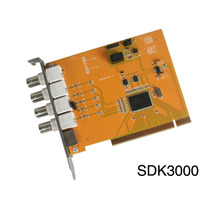 Tianmin SDK3000 7134 chip video capture card with development kit s-video input IO alarm
