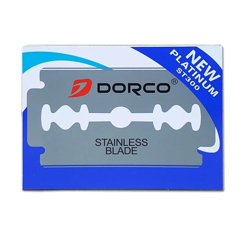 Двусторонное лезвие из нержавеющей стали для бритья, бритва, Южная Корея, 10 штук