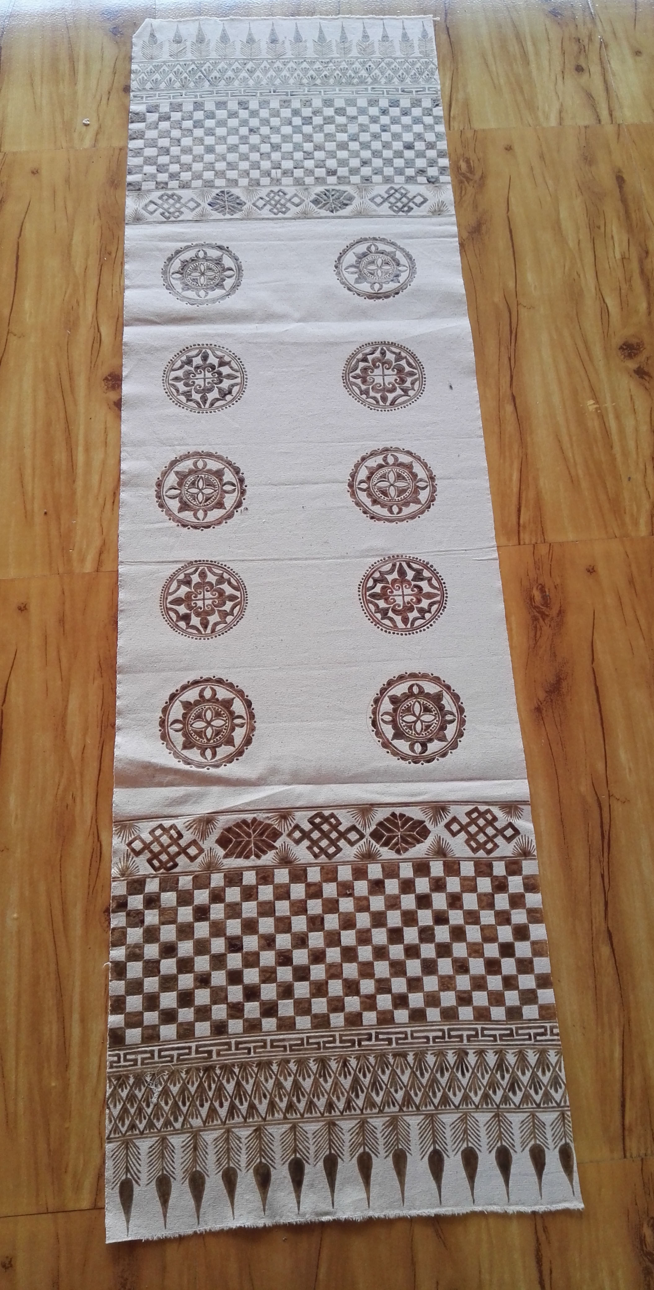 Wax Dyeing Wax Painting Pattern Custom Table Flag Pattern Fixed Bearing Cuddled Cushion Pillow Four Pieces Tanzhai Vortextug Pattern Customisation