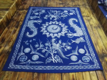 Wax Dyeing Table Cloth Guizhou Wax Dyeing Tanzhai Batik Plant Dyeing And Carrying Wax Dyeing Birthplace To Live Experience Ethnic Customs