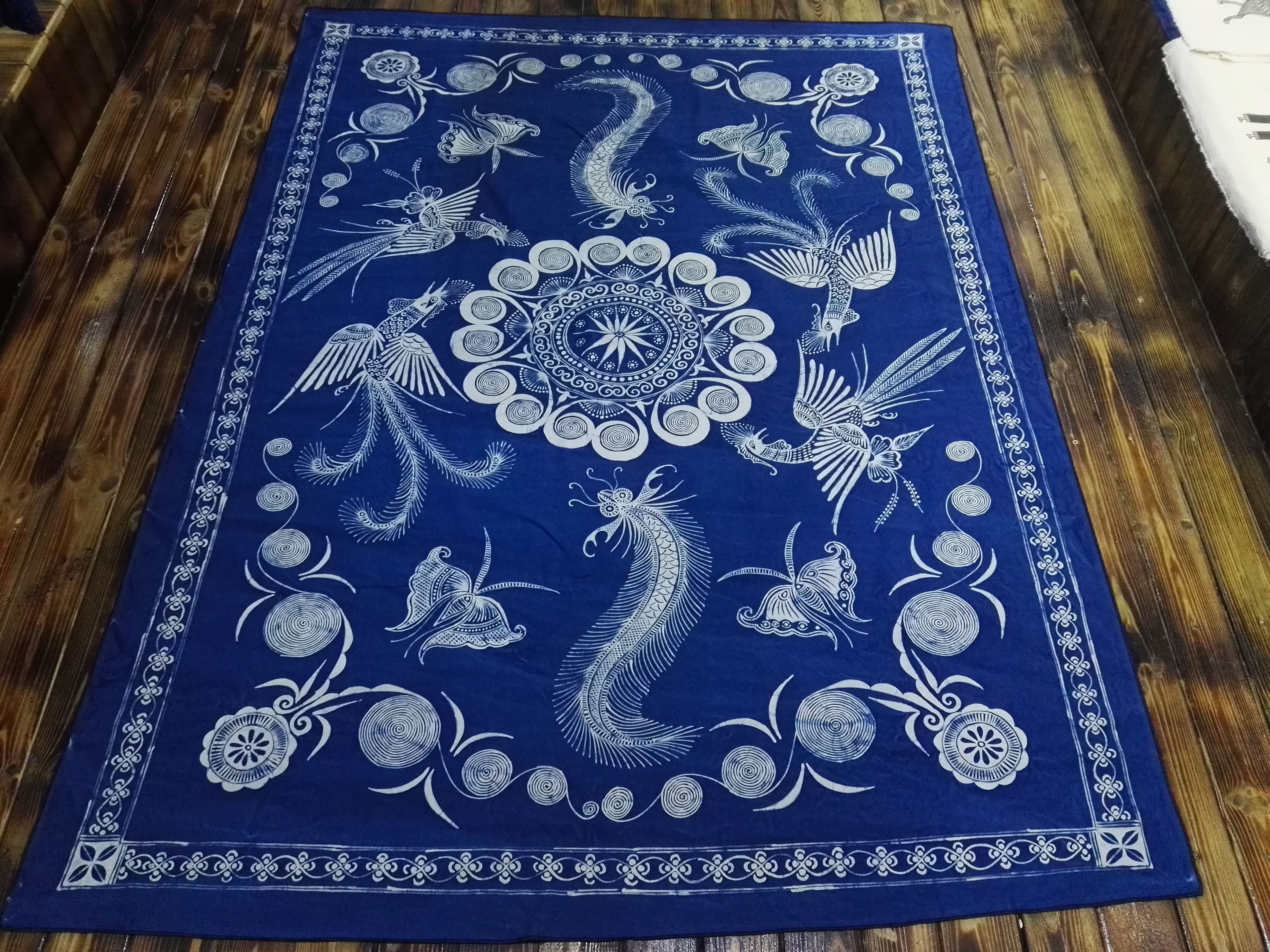 Batik Table Butan Zika Wax Dyeing Guizhou Batik Village Experience Tourism Millennial Vorttovillage Ziontovillage Experience