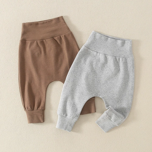 Детские осенние хлопковые штаны для отдыха для новорожденных для раннего возраста подходит для мужчин и женщин