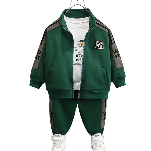 Осенний весенний детский спортивный комплект для мальчиков