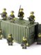 Compatible with Lego building blocks MOC scene container weapon accessories storage small particles police figure military villain