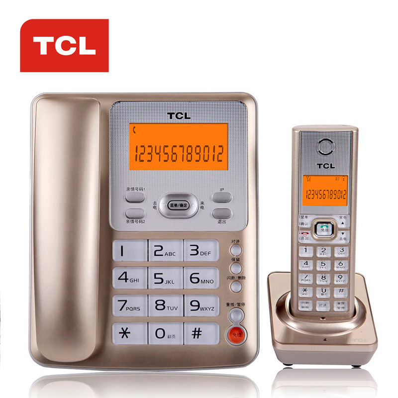 TCL D61 telephone Digital wireless sub-machine Home office fixed wireless landline free intercom