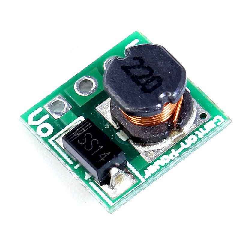1 5V 1 8V 2 5V 3V 3 3V 7V 4 2V 5V turns 3 3V DC-DC boost conversion module