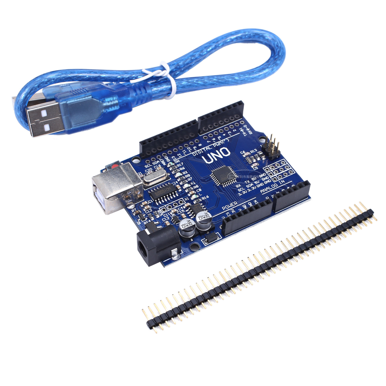 UNO R3 CH340G Mega328p development board single chip control board to send data line pin