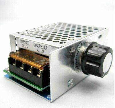 4000W High power semiconductor control rectifier electronic voltage regulator dimming throttle thermoregulation circuit board 0-220V adjustable