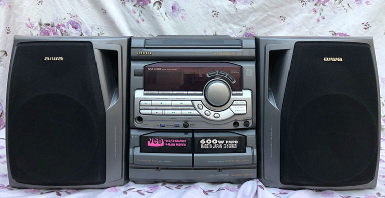 9 New Japan original fever second-hand audio aiwa Aihua NSX-K340 computer speaker home theater