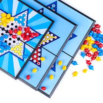 Large magnetic checkers portable folding easy storage childrens educational toys chess and card games party social early education