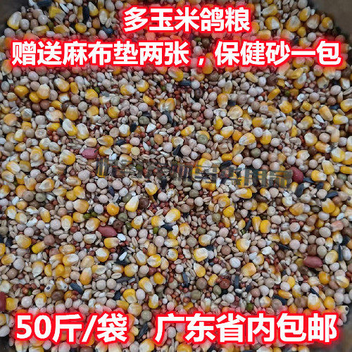 Multi-corn pigeon food 50 catties pigeon food Guangdong bird food carrier pigeon meat pigeon free postage feed pigeon viewing