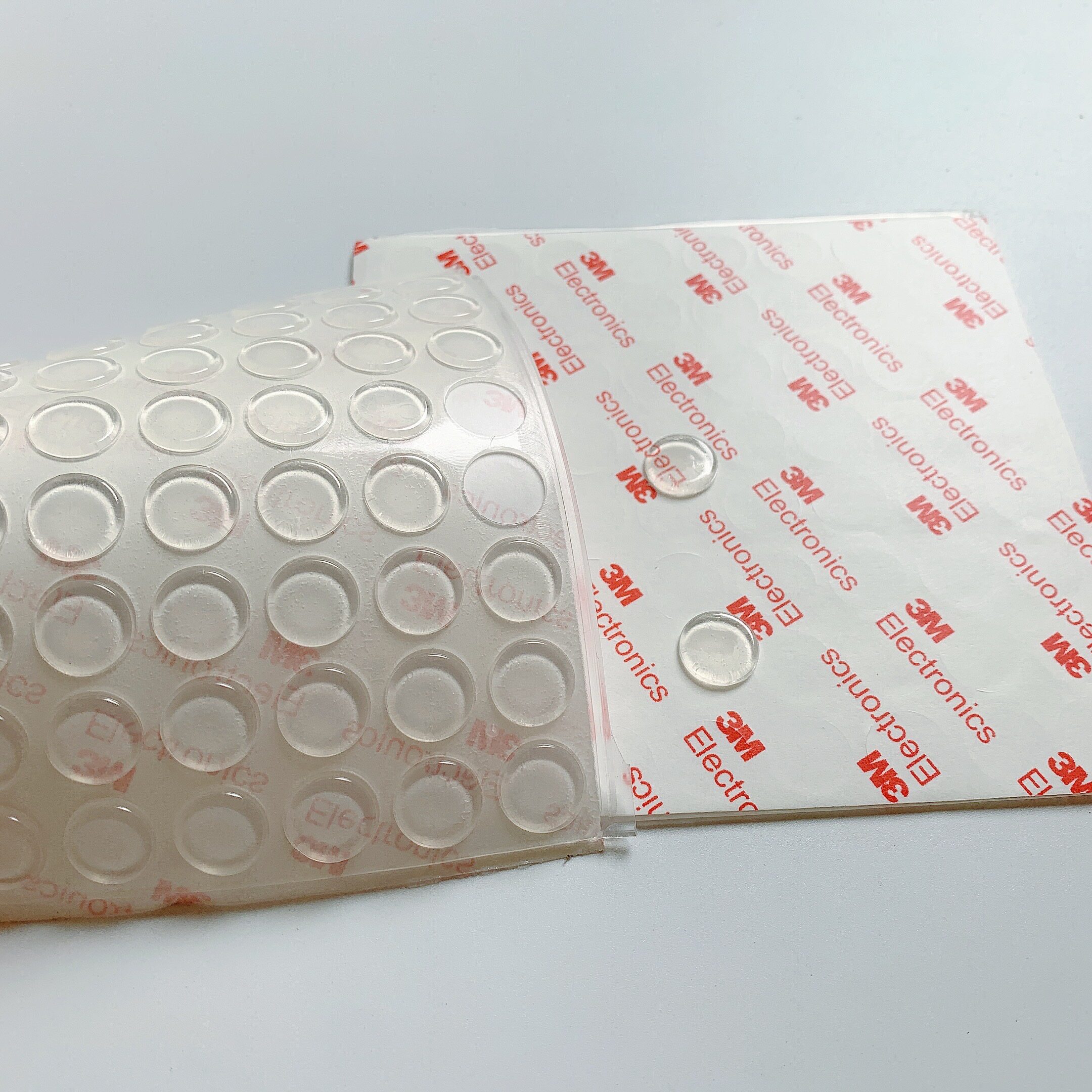 3M transparent adhesive tape cushion anti-slip glue grain anti-rubber plane cylindrical 12 7mm thickness 1 5mm thickness (1) grain