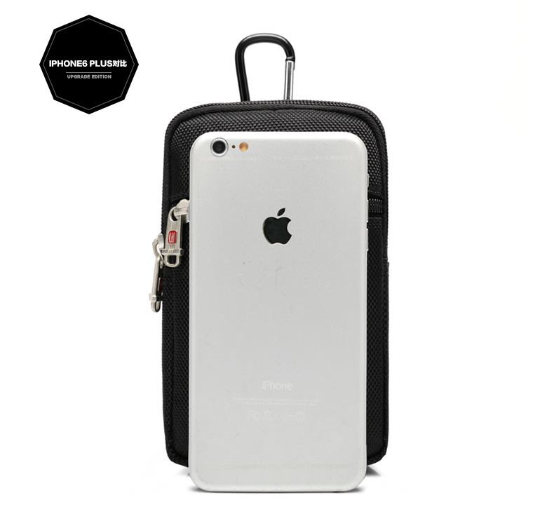 Huawei p10 plus 5,5 inch điện thoại di động thắt lưng nhỏ đeo thắt lưng nam dọc đơn giản túi Oxford dệt không thấm nước - Túi điện thoại mua túi đựng điện thoại ở đâu