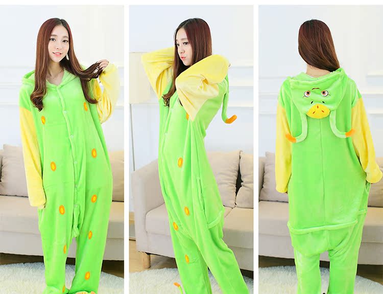 Nam cực phim hoạt hình mảnh đồ ngủ nam và nữ mô hình động vật dễ thương Pikachu cặp đôi dày lên dịch vụ nhà đồ lót nam