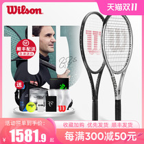 Wilson Wilson Federer Tennis Racquet Wilson Pro Staff Small Black Bat Pro Full Carbon PS97