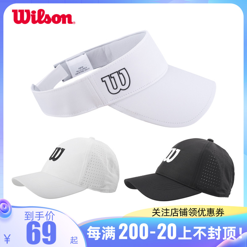 Wilson Wilson Wins Spring Summer With Top Breathable Sun Shade Fashion Speed Dry Knit Hat Sport Duck Tongue Cap Tennis Hat