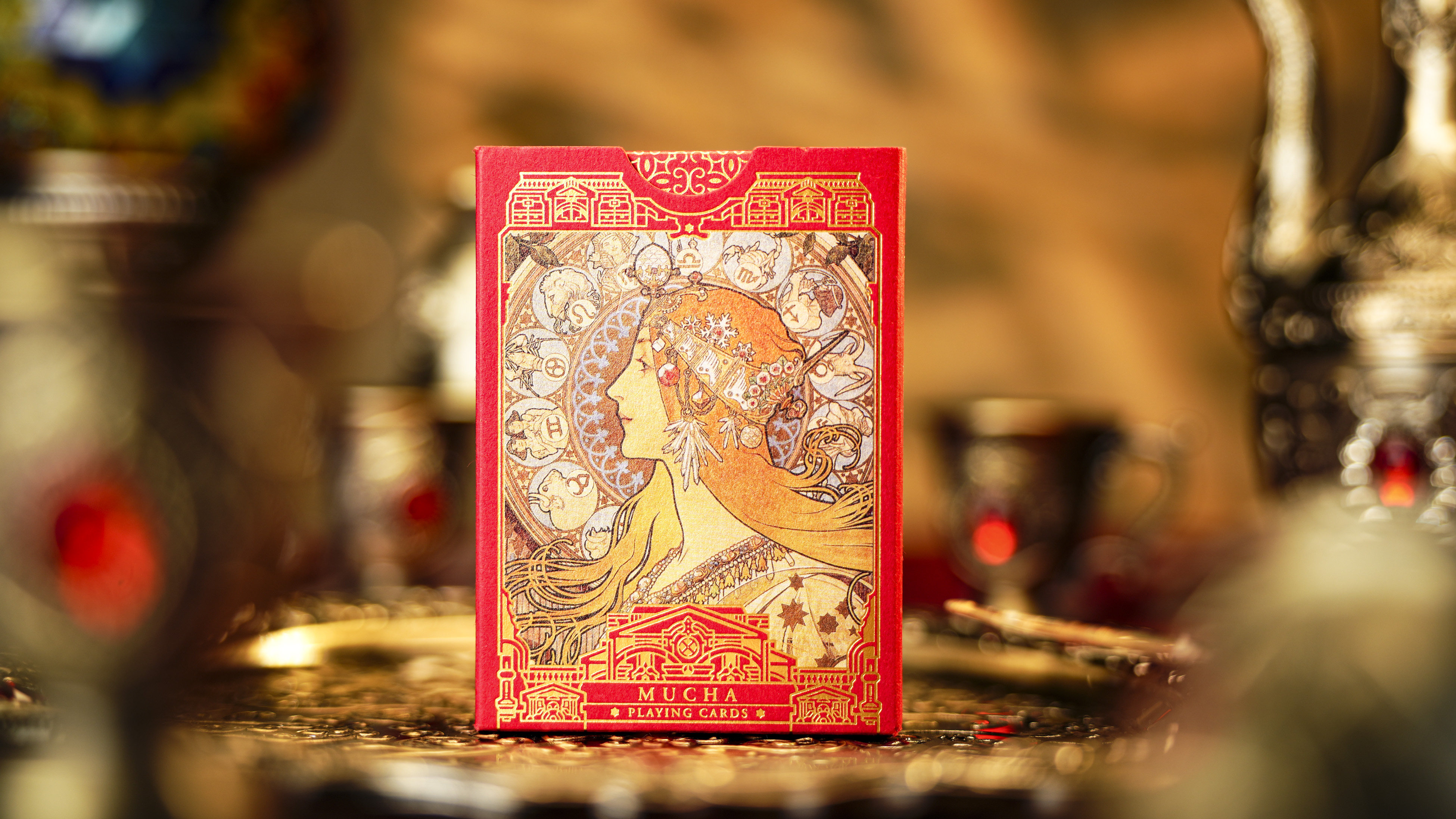 [Golografik Holo] TCC Poker Mucha Van Gogh Picassoning yuqori qiymatli badiiy gul kesimlari to'plami o'yin kartalari